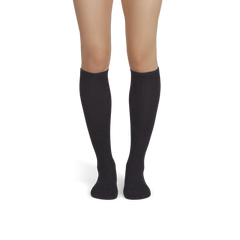 Women's Merino Wool Blend Everyday Compression Knee High Socks (15-20mmHg)