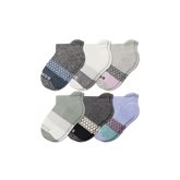Junior Tri-Block Ankle Sock 6-Pack