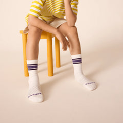 Youth Vintage Stripes Calf Sock 4-Pack
